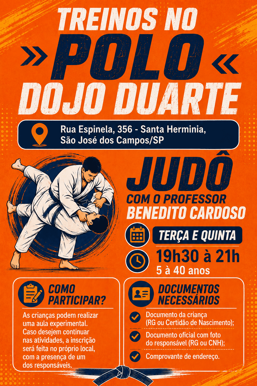 TREINOS NO POLO DOJO DUARTE