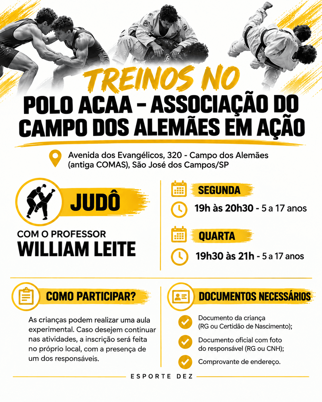 TREINOS NO POLO ACAA – ASSOCIAÇÃO DO CAMPO DOS ALEMÃES EM AÇÃO