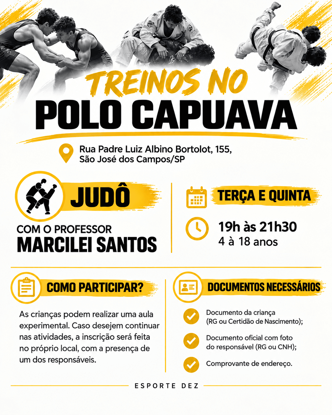 TREINOS NO POLO CAPUAVA